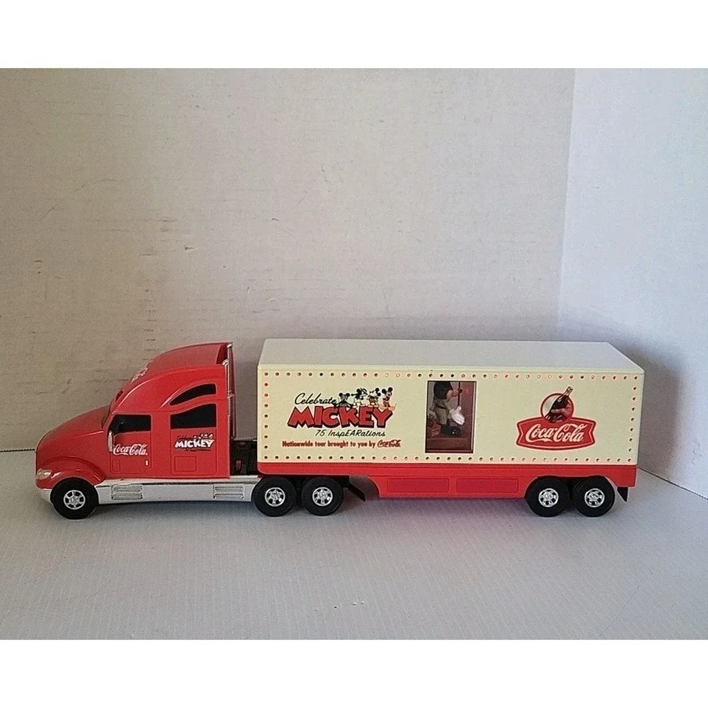 Coca-Cola 2004 Mickey Mouse Tour Semi Truck Carrier 75th Anniversary Lights